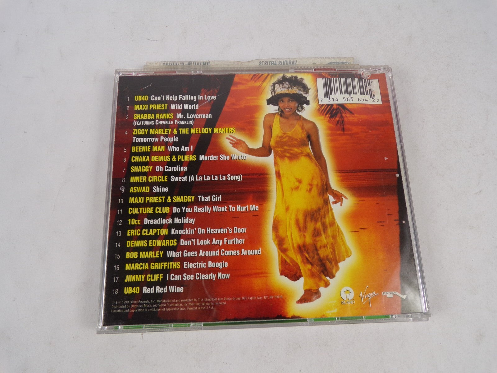 Reggae Party UB40 Can't Help Falling In LoveMaxi Priest Wild World Shabba CD#55
