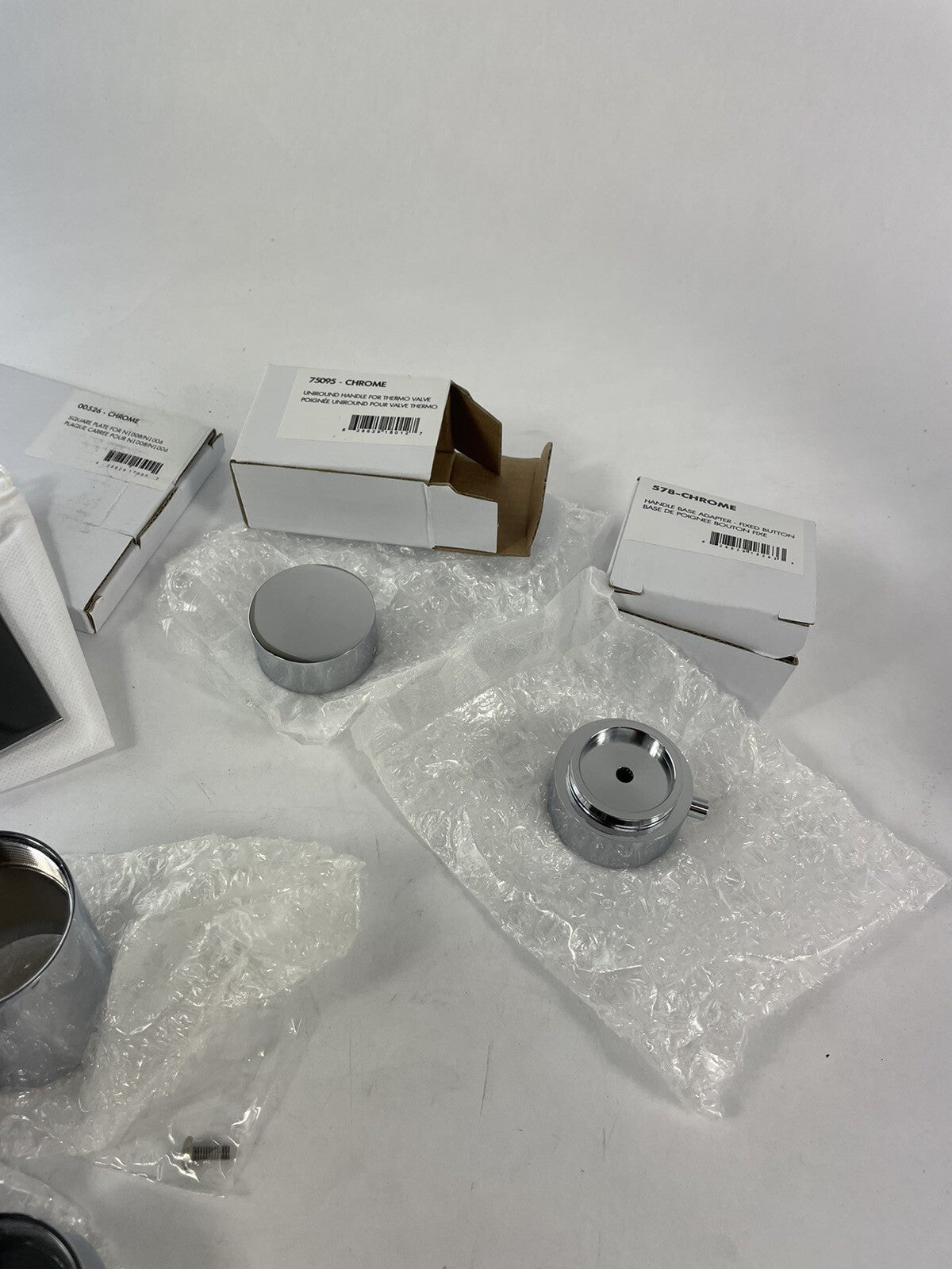 Aquabrass SR0895PC Trim Set Round Handle for 3/4" Shut-Off Valve N1008 N1030