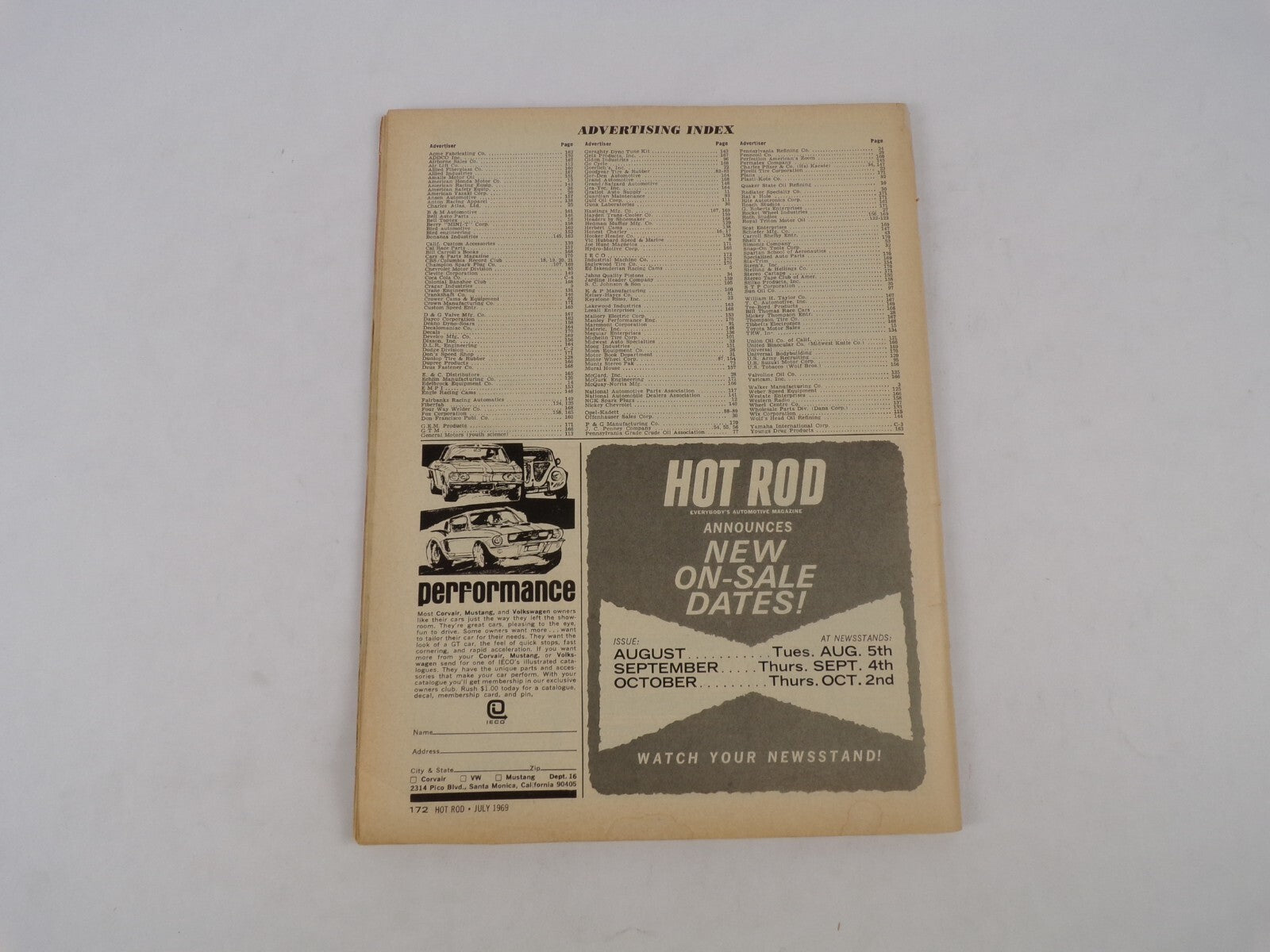 September 1971 Hot Rod Magazine The Syndicate Sound Off With The Blue Swinger