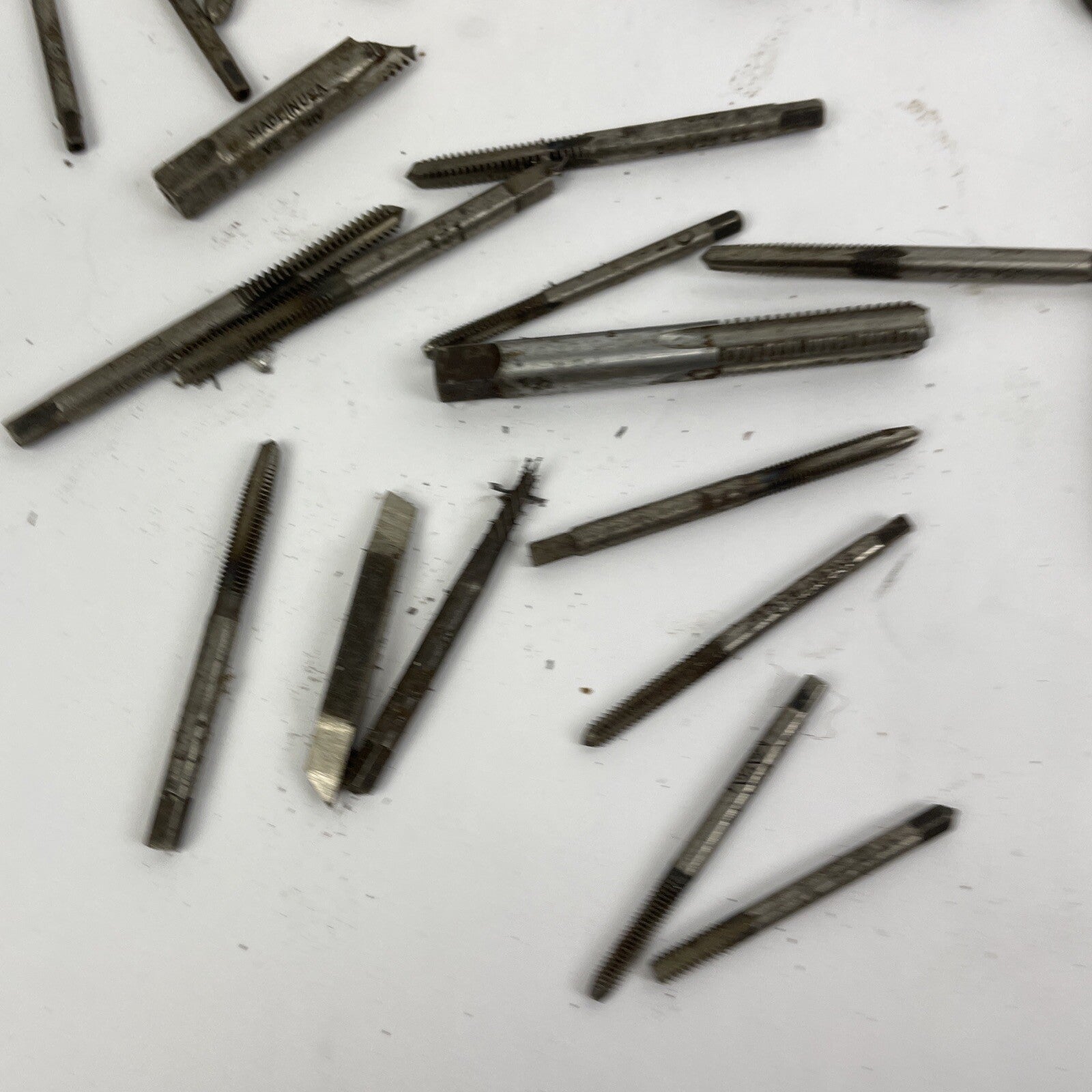 Vintage Tap & Die Mixed Lot 75 + Greenfield West Germany R&N Handle w Case LOOK