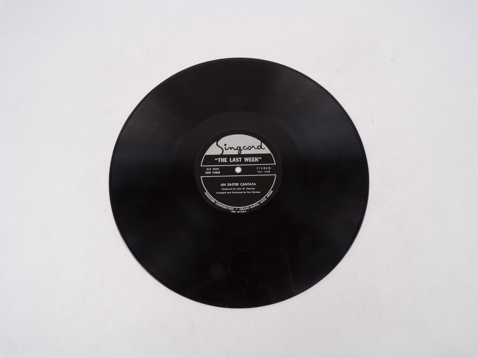 The Last Week An Easter Cantata Vinyl Record