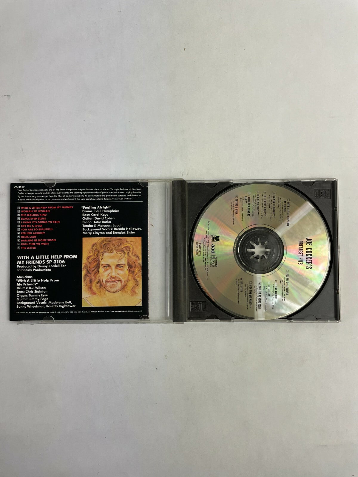 Joe Cocker's Greatest Hits CD Q2