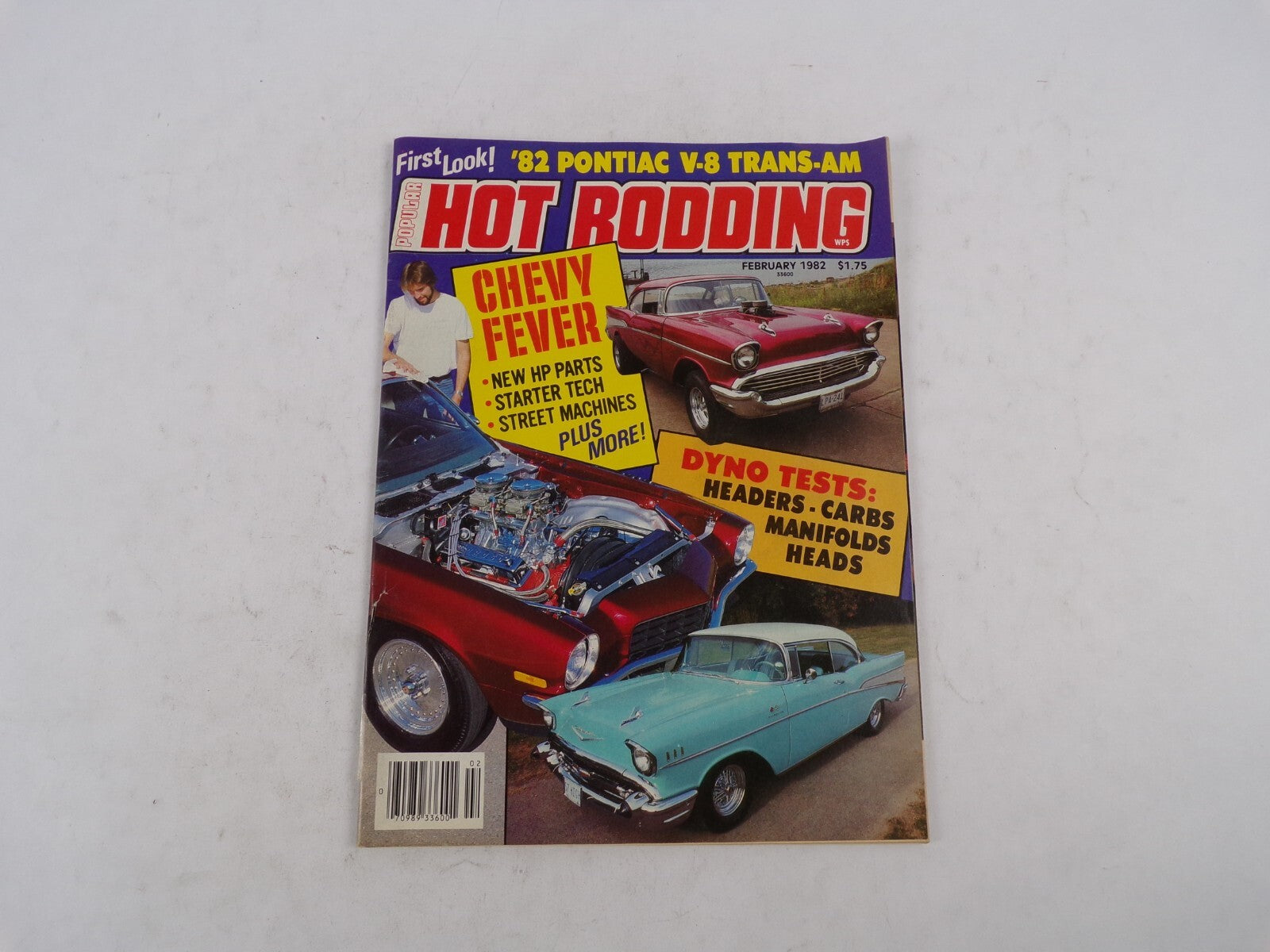 February 1982 Hot Rod Magazine First Look! '82 Pontiac V-8 Trans-Am Chevy Fever