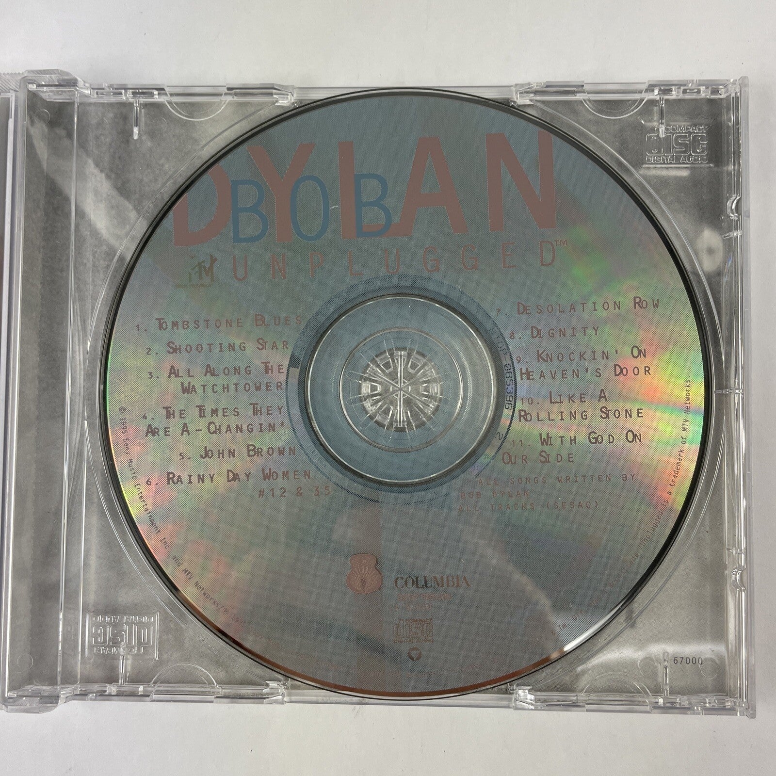 Bob Dylan - MTV Unplugged 1995 CD Acoustic Guitar Live in Studio #15