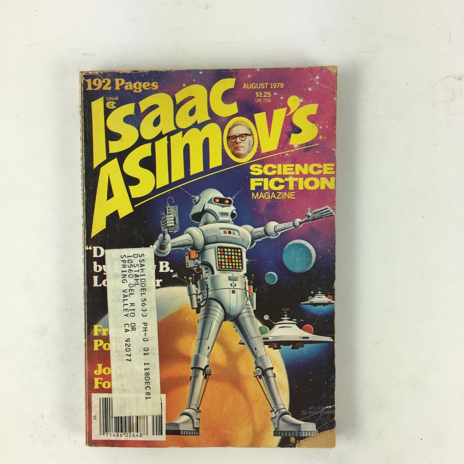 August 1979 Isaac Asimov's Science Fiction Magazine