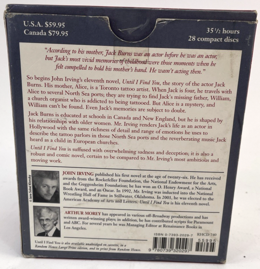 Until I Find You: A Novel - Digital Audio CD By John Irving read by Arthur Morey