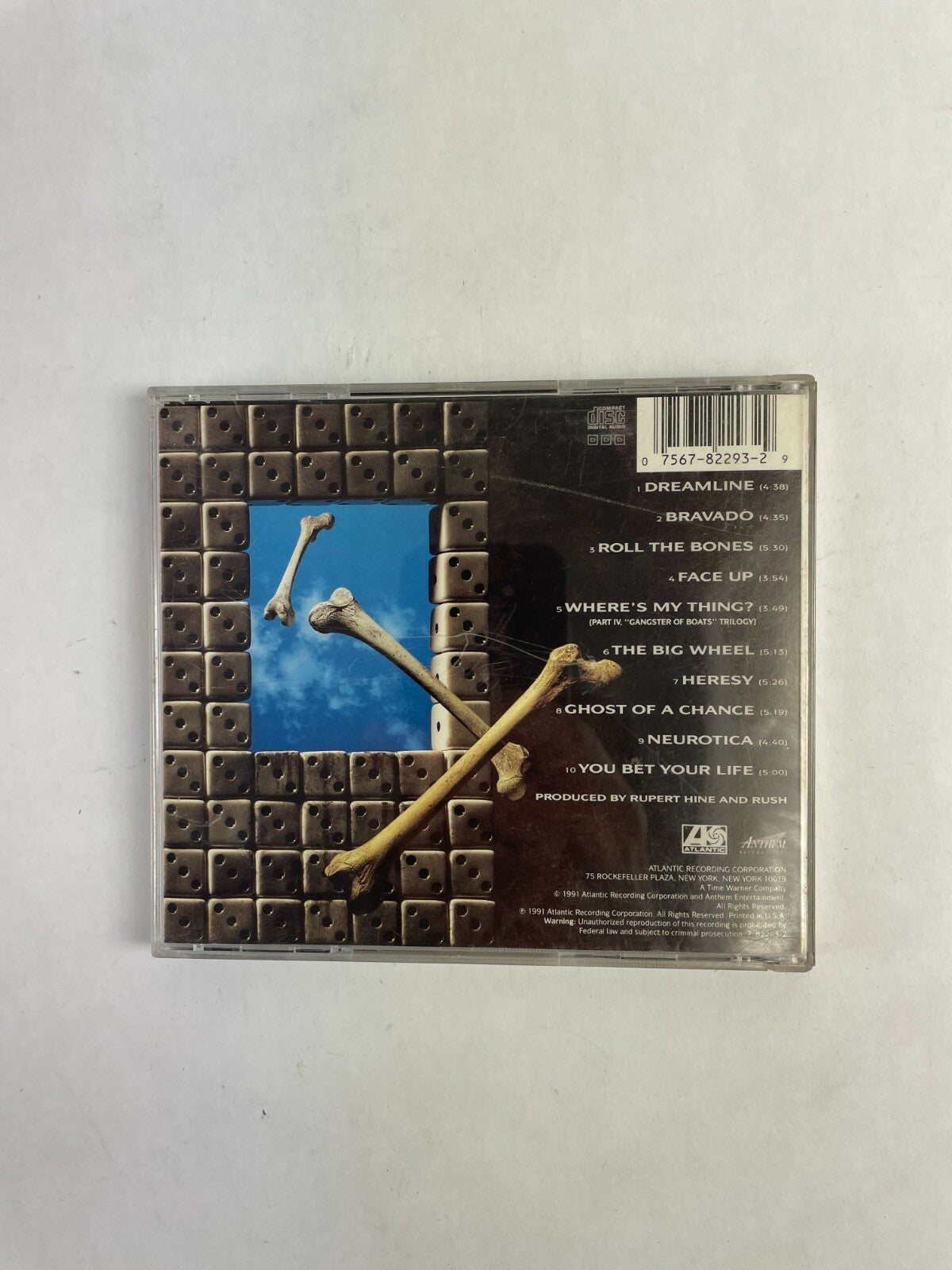 Rush Roll She Bones CD Q2