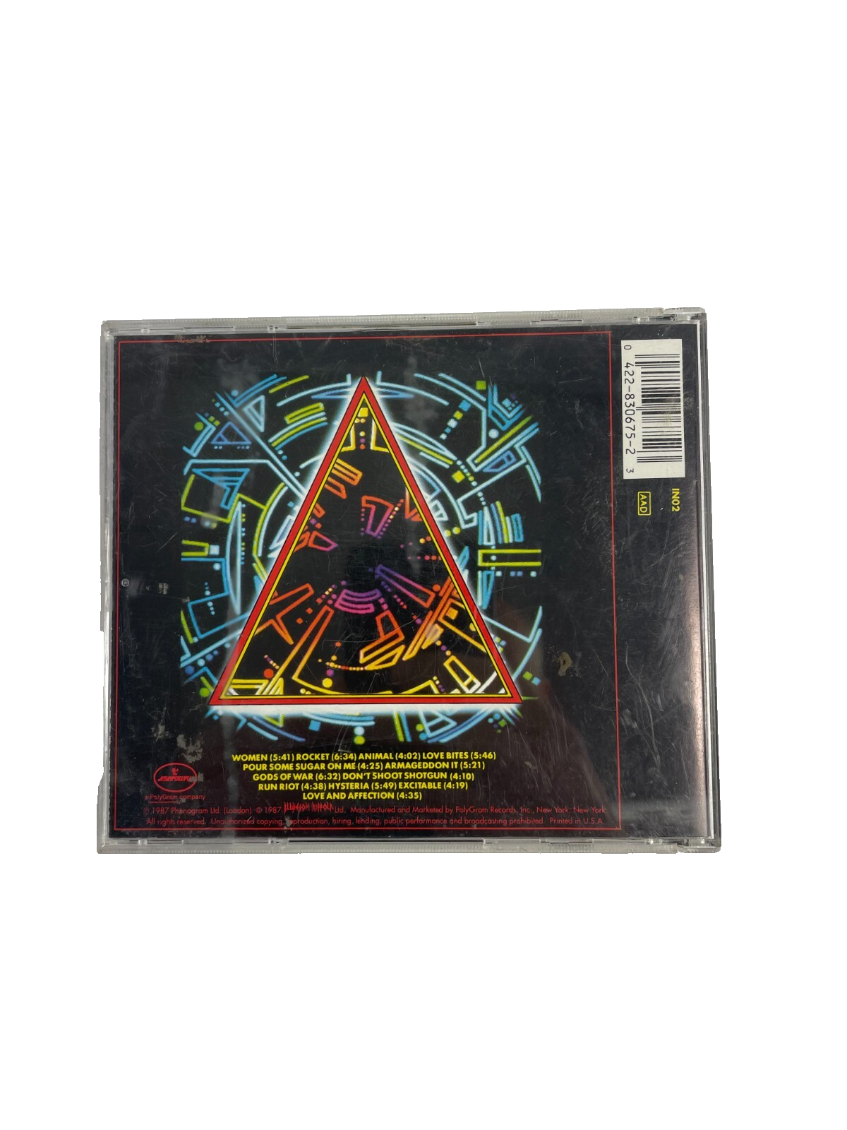 Def Leppard – Def Leppard Rocket Animal Pour Some Sugar on Me Run Riot CD#6