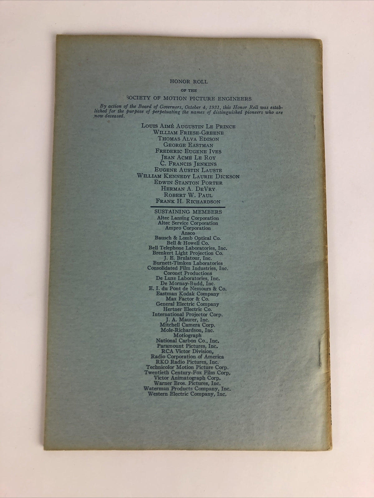 SMPE Journal Of The Society Of Motion Picture Engineers February 1946 VOL 46 No2