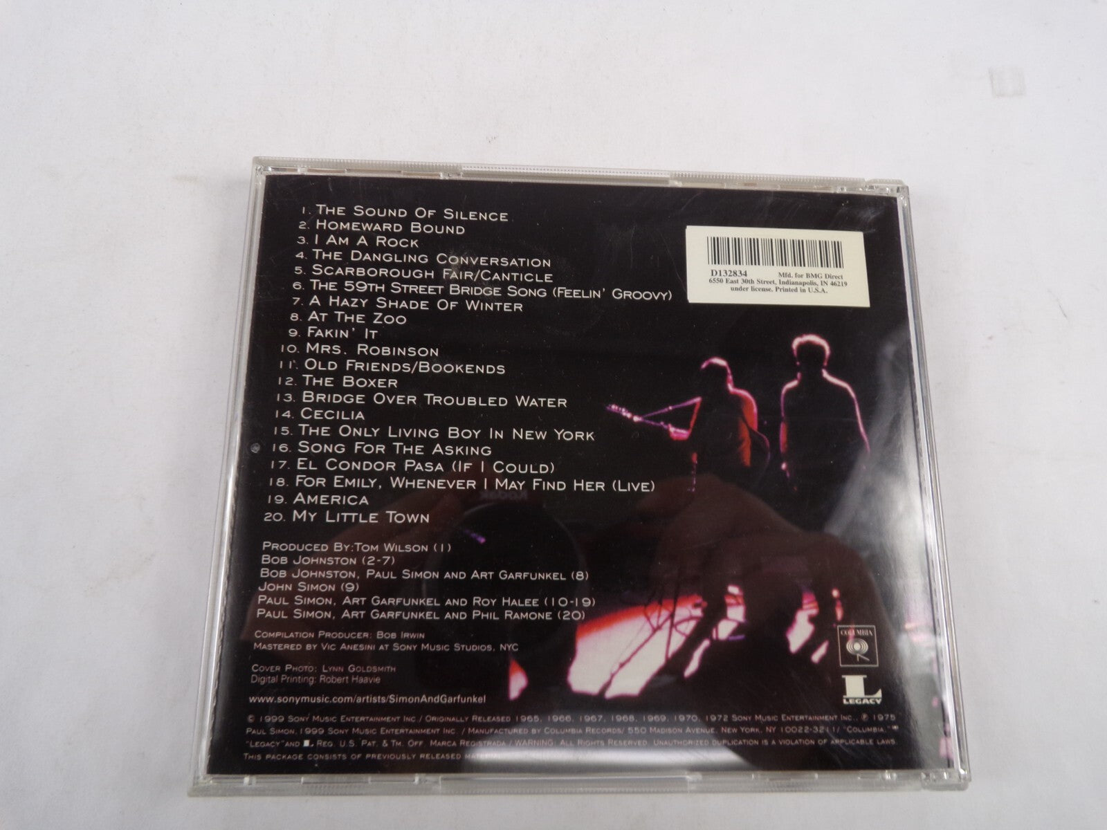 The Best Of Simon Garfunkel The Sound Of Silence Homeward Bound I Am A CD#57