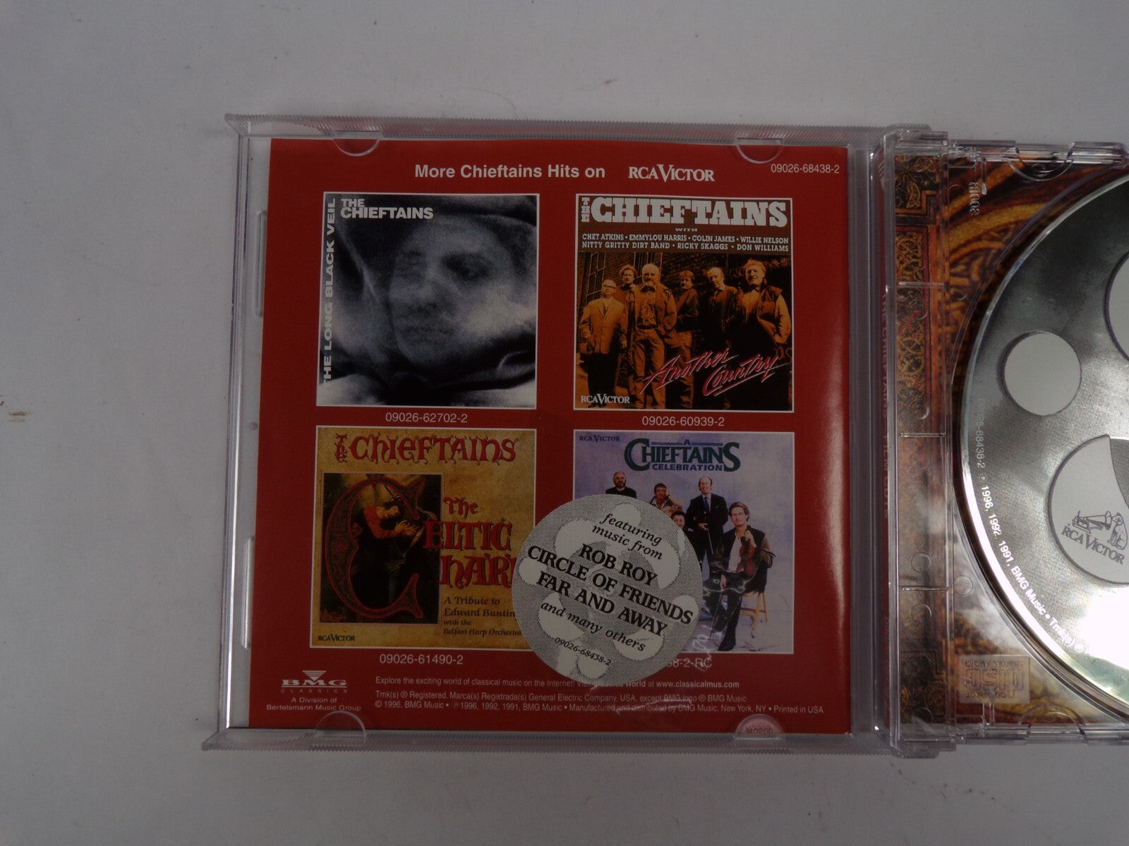 The Chieftains Film Cuts Circles Of Friends CD#38