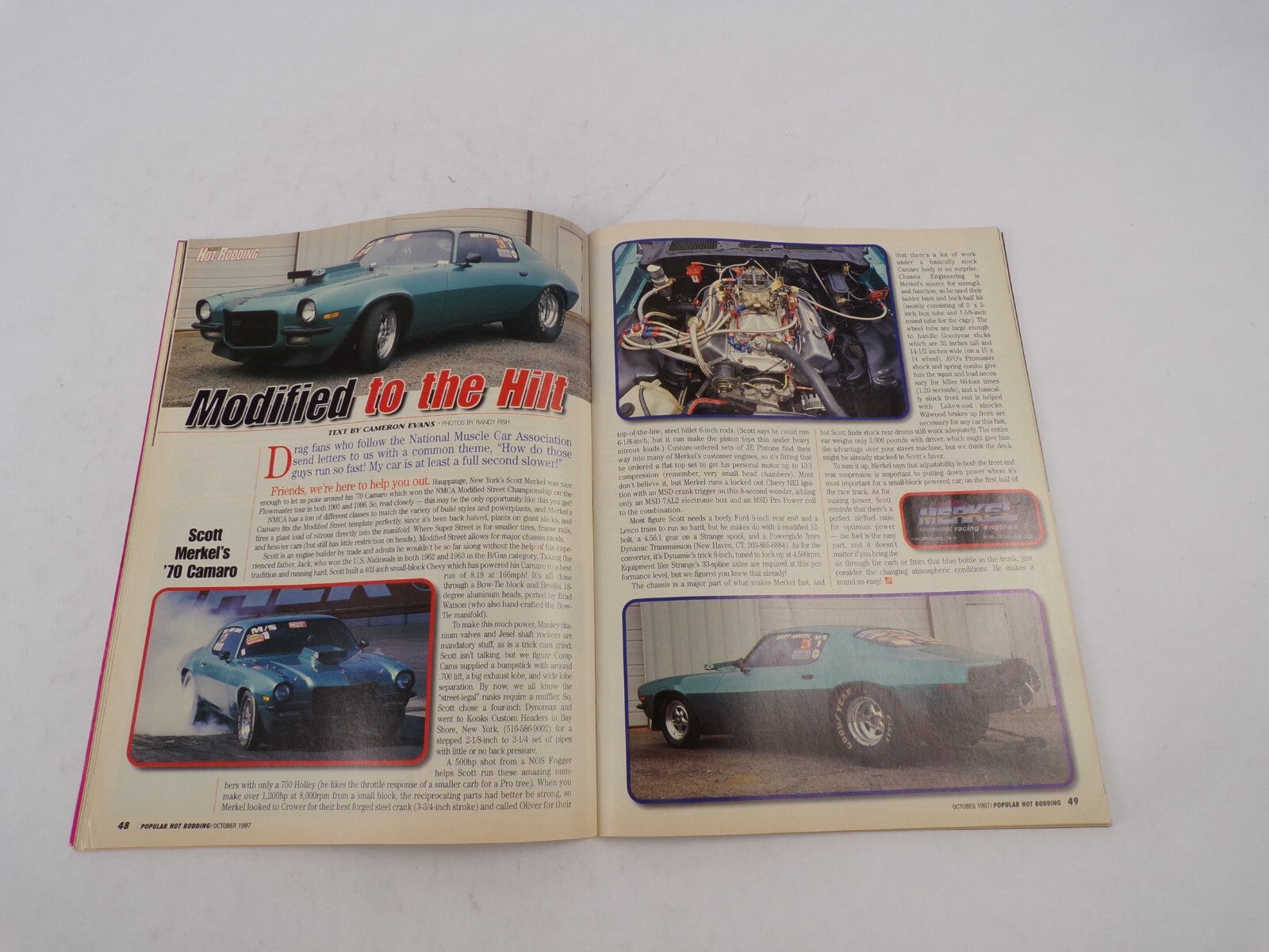 October 1997 Hot Rodding Magazine 1st Thunder Road Tour PHR Championships NMCA