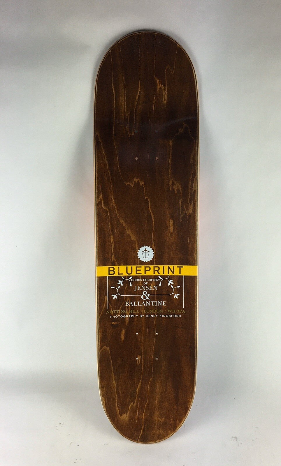 BLUEPRINT skateboards deck 8.25” RARE quality Spray Heart Black Orange
