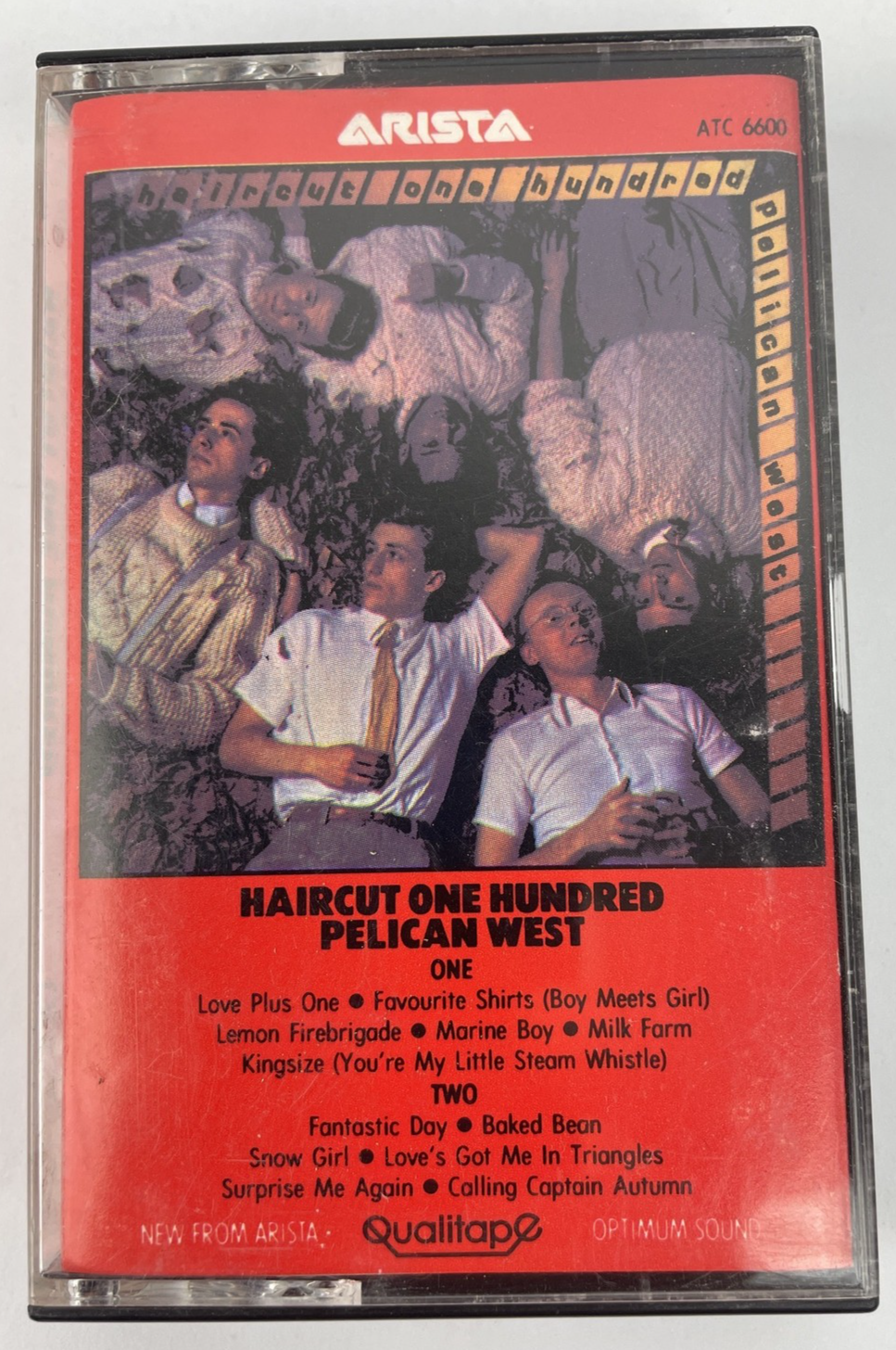 Haircut One Hundred Pelican West Cassette Tape Arista 1982 Love Plus One ATC6600