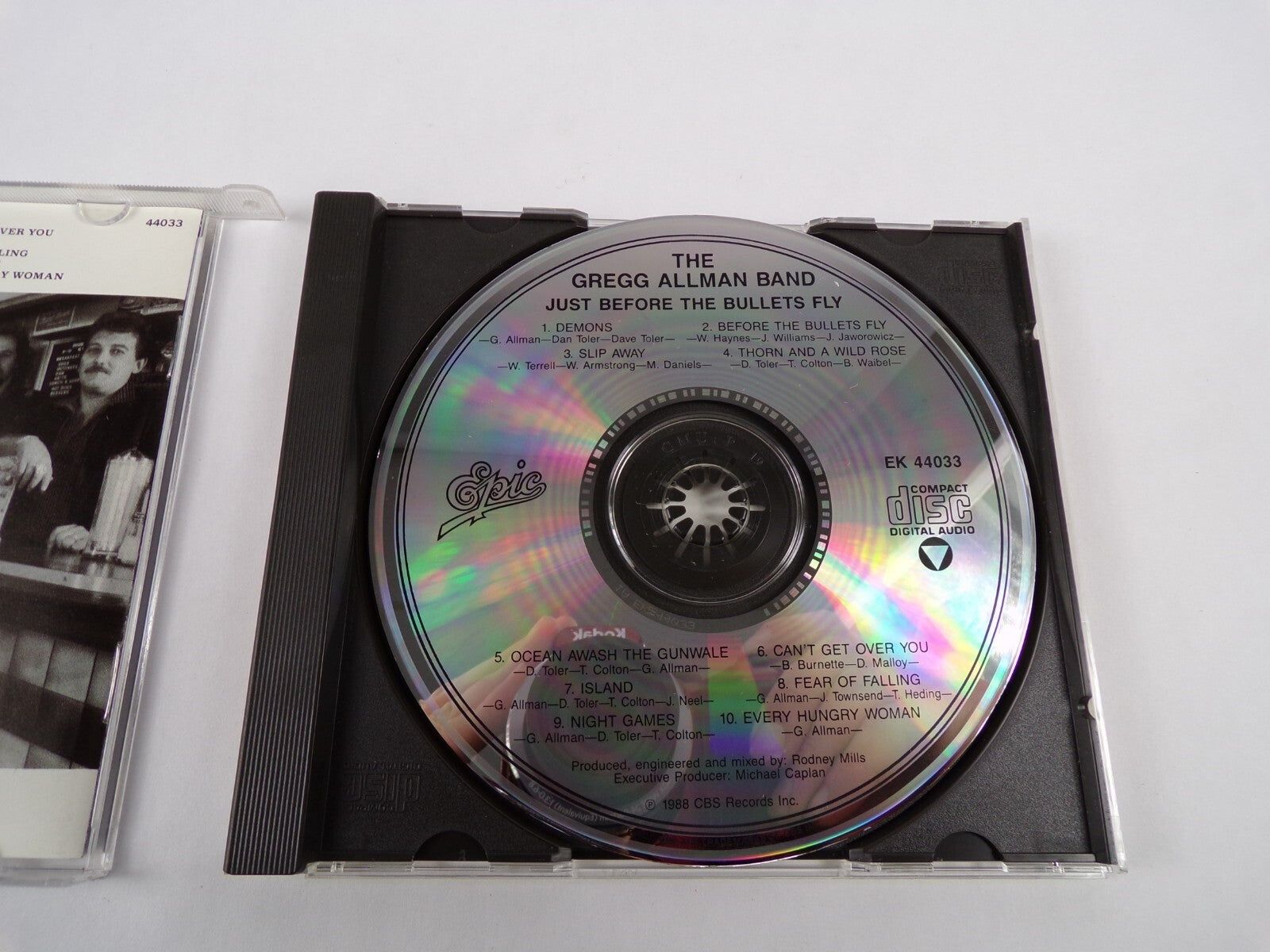 The Gregg AllmaN Band Just Before The Bullets Fly Demons Slip Away CD#60
