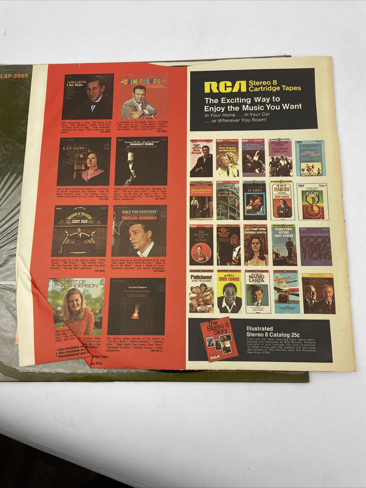 Eddy Arnold " The Best Of " LP Vinyl Record Album LSP-3565 STEREO - VGC