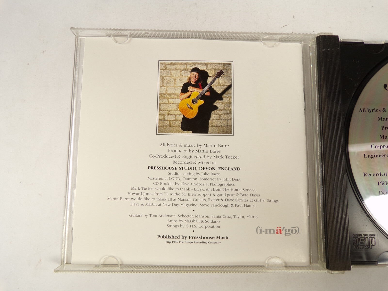 The Meeting Martin Barre The Meeting The Potion Misere Spanner Dreamer CD#45