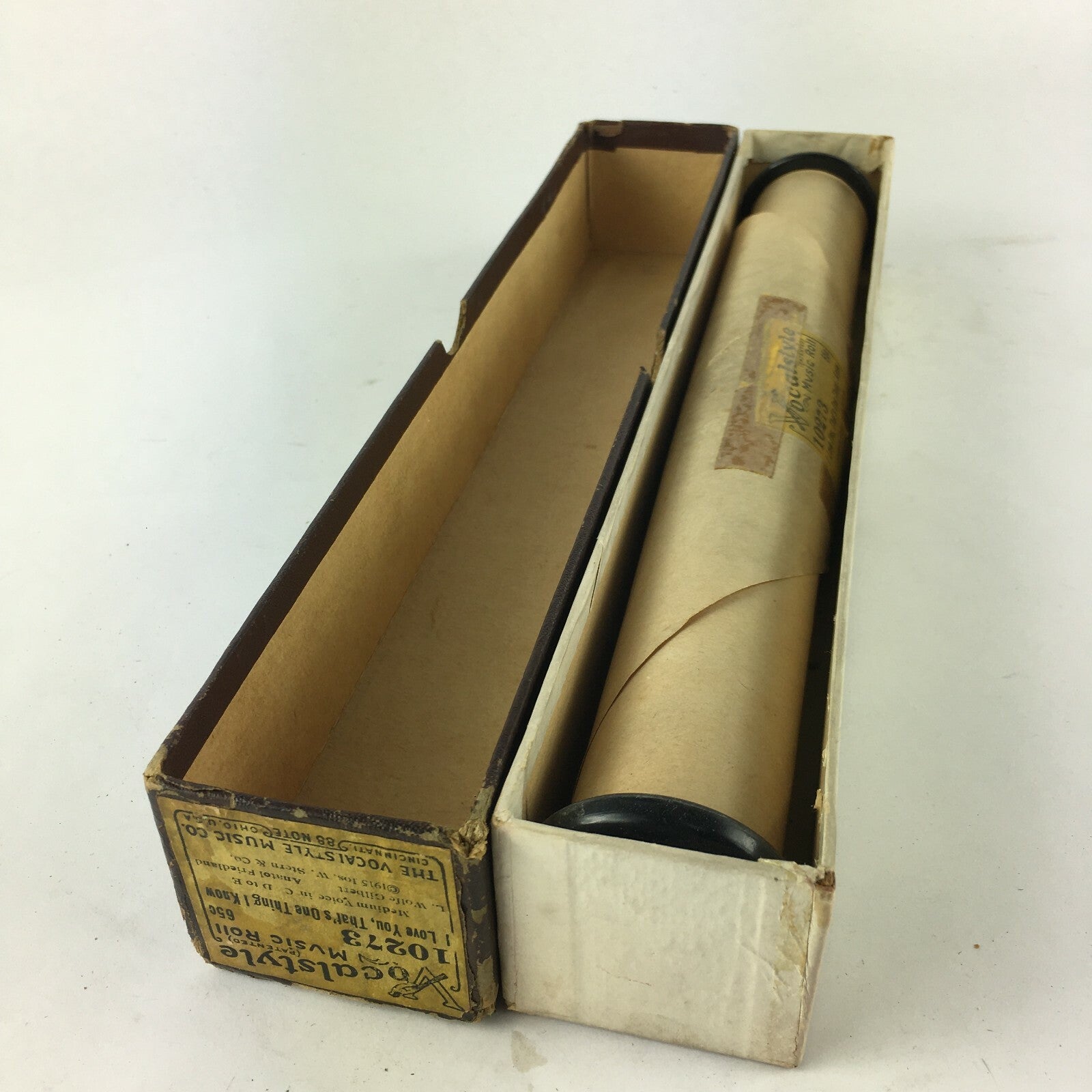 1915 Vocalstyle The Complete Song Roll 10273 I Love You That's One Thing I know