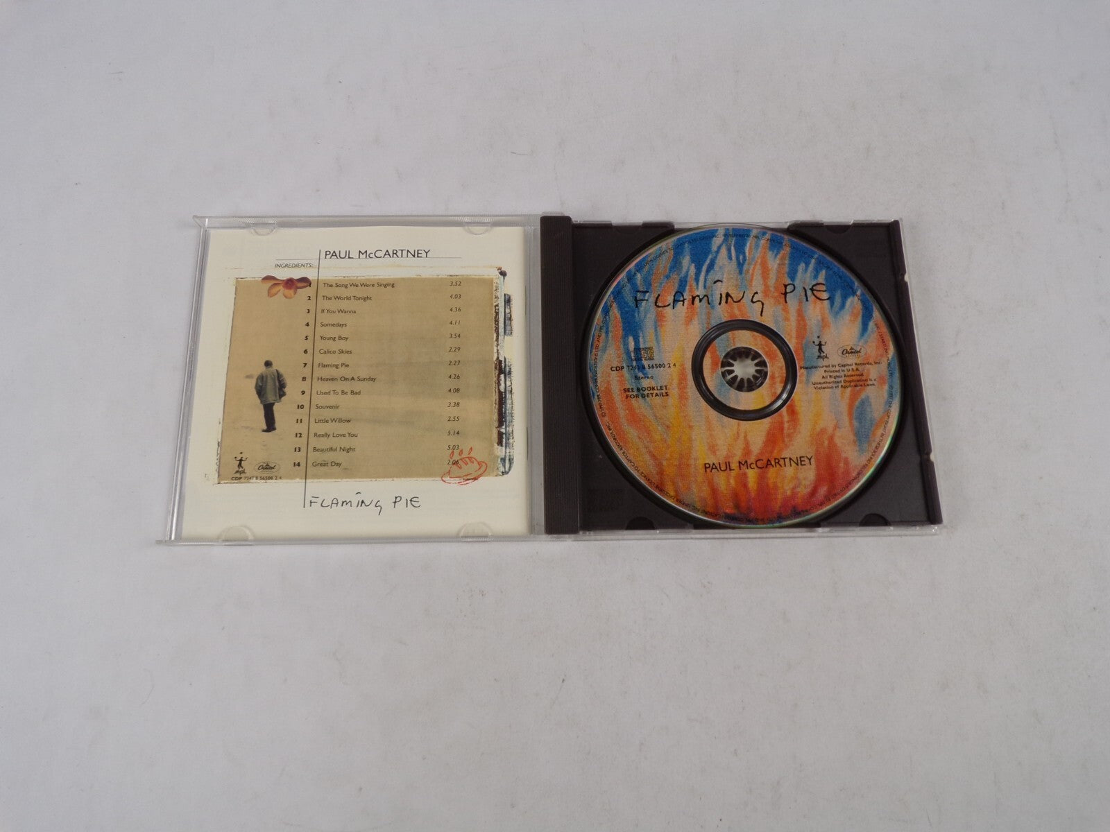 Flaming Pie Paul Mc Cartney The Song We Were Singing The World Tonight If CD#19