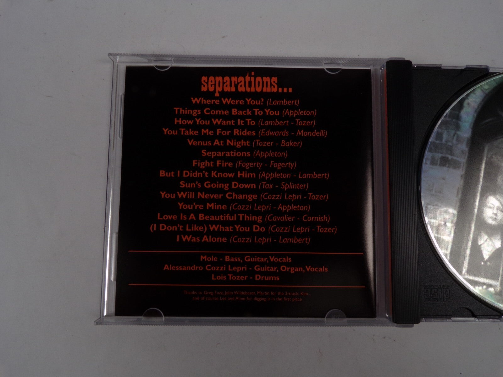 The Embrooks Separations Venus At Night Separations Fight Fire CD#39