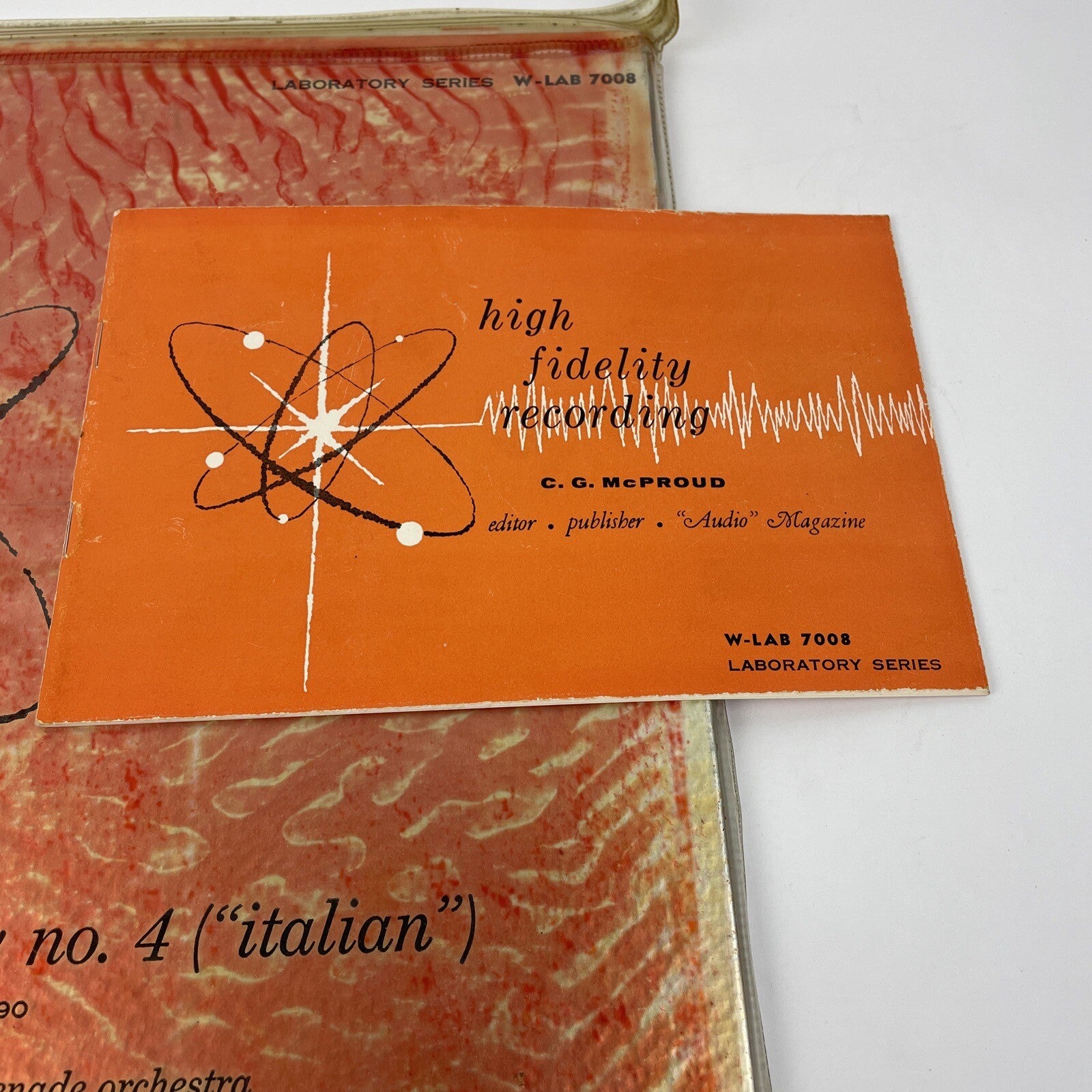 LP / MENDELSSOHN Symphony no. 4 {"Italian") WESTMINSTER LABORATORY SERIES 7008