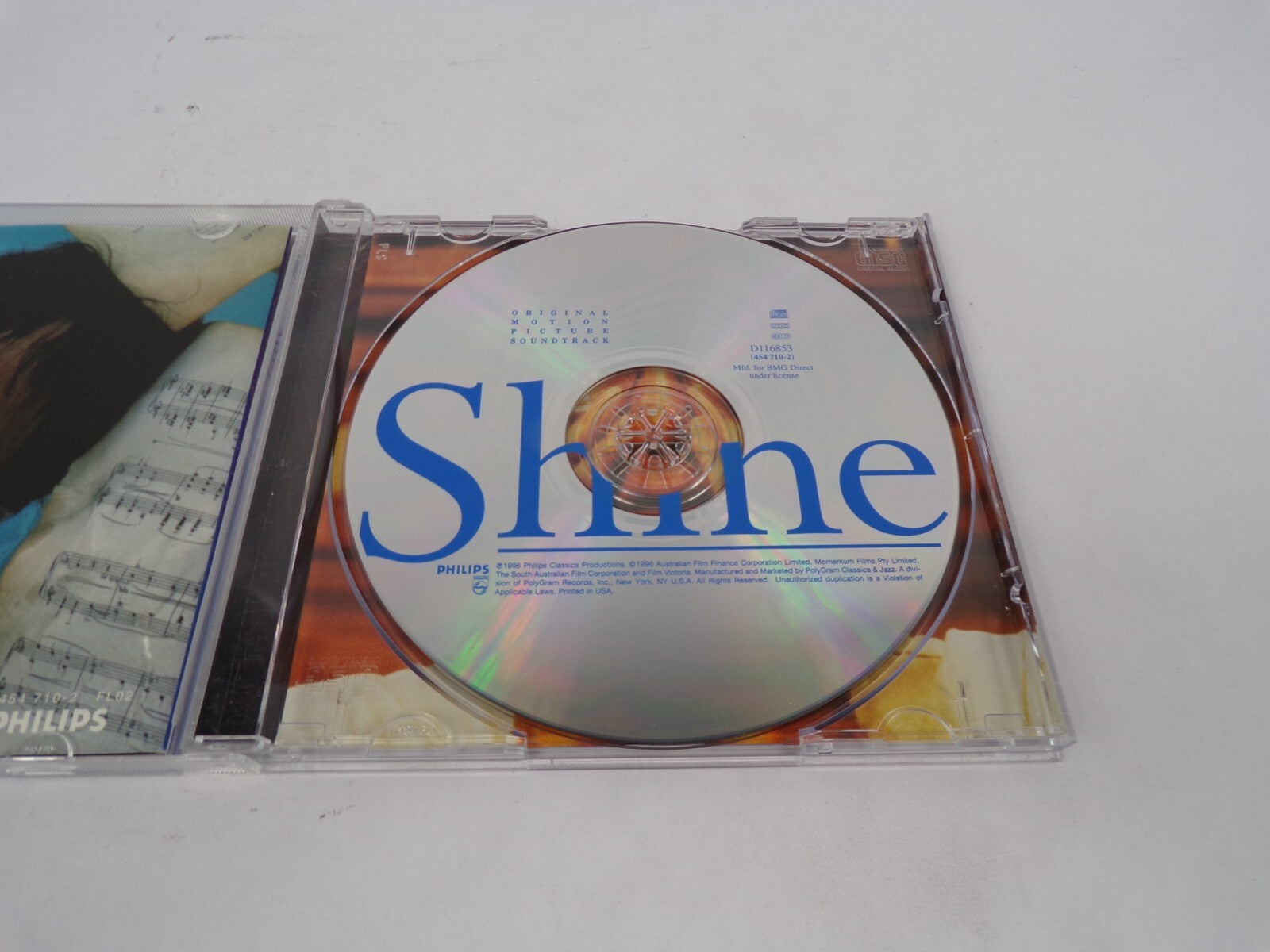 Shine Origial Notion Picture Soundtrack With The Help Of God, Shine The CD#68