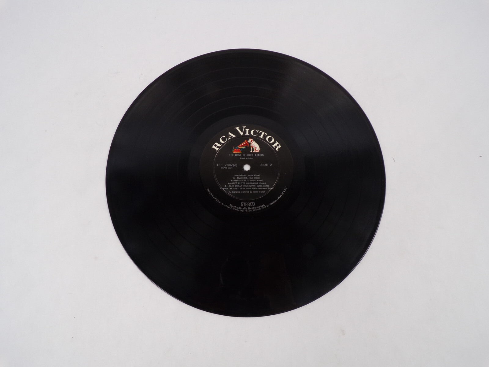 The Best Of Chet Atkins RCA Victor Swedish Rhapsody Peanut Vinyl Record