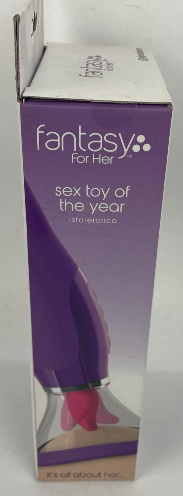 Fantasy For Her silicone stimulator with suction and vibration functions