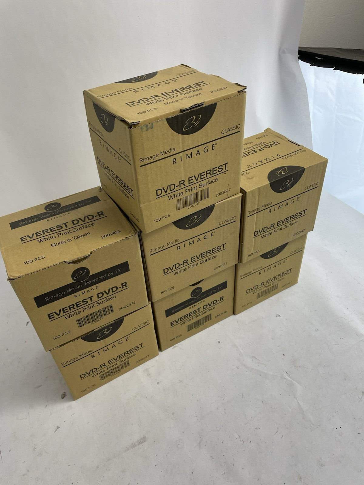7 x 100 - New Rimage Everest White PrinWhite Surface Thermal DVD-R 2002047