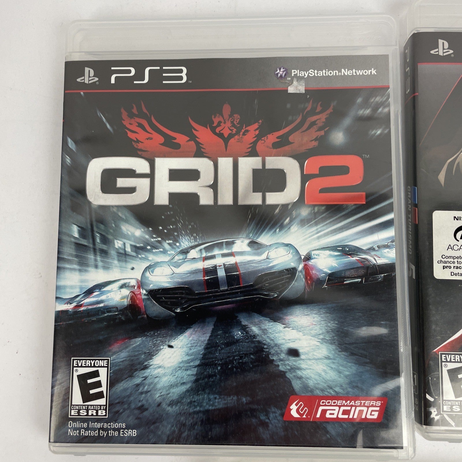 3 x PS3 Gran Turismo 5 GRID2 MOYOGP08 ( Sony PlayStation 3, 2012 ) W/ Manual (s)