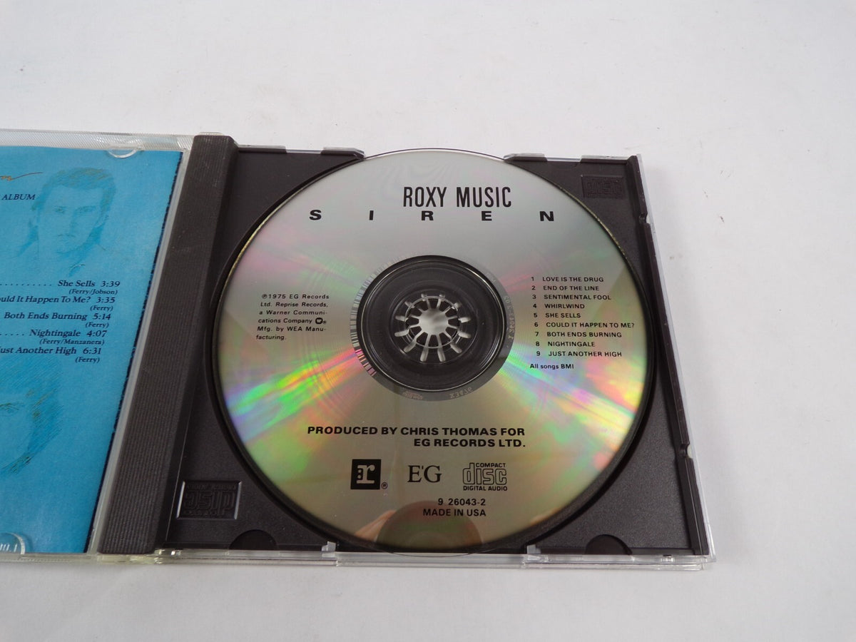 Roxy Music The Fifth Roxy Music Album Siren Reprise Whirl Wind She Sells CD #40
