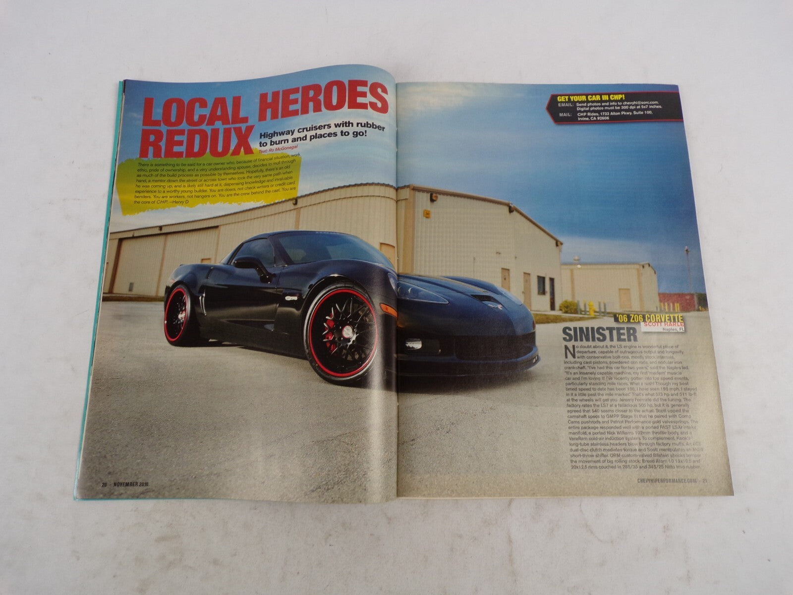 November 2010 Chevy High Performance Local Heroes Muscle Car Shootout: Faceoff
