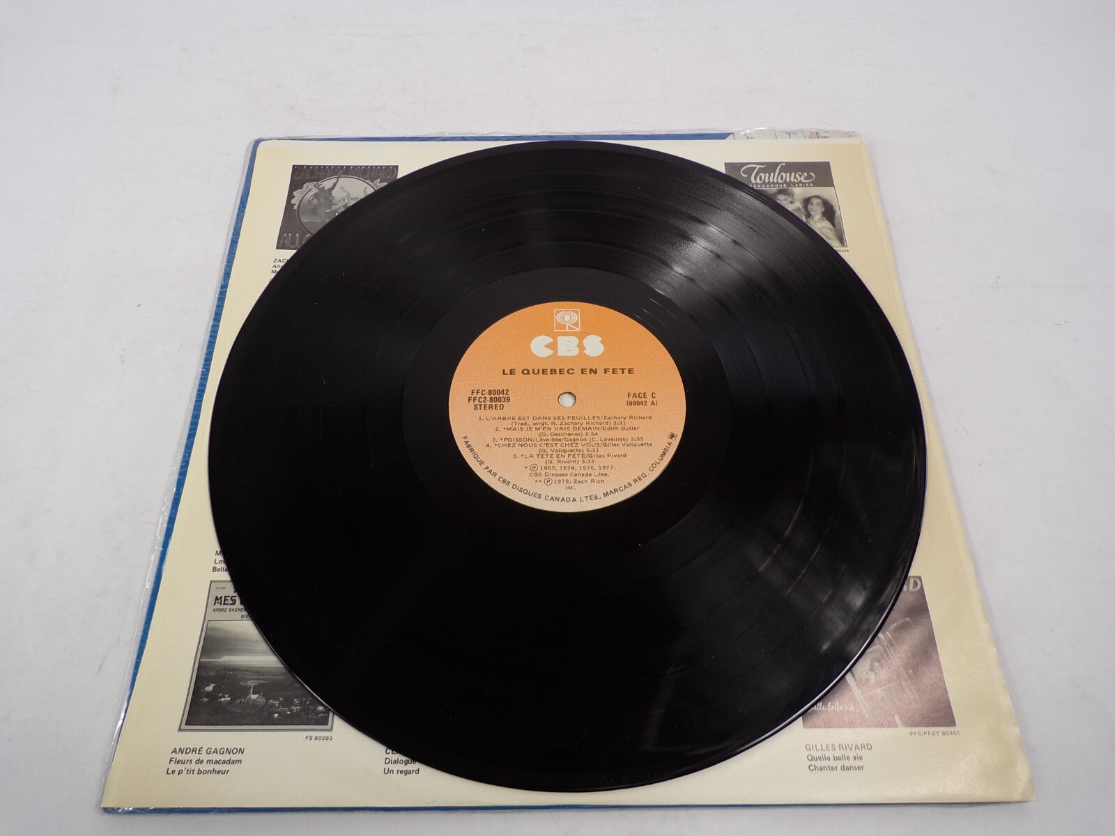 LE QUEBEC EN FETE Stereo Funk and Wagnalls Tchaikovsky Vinyl Records