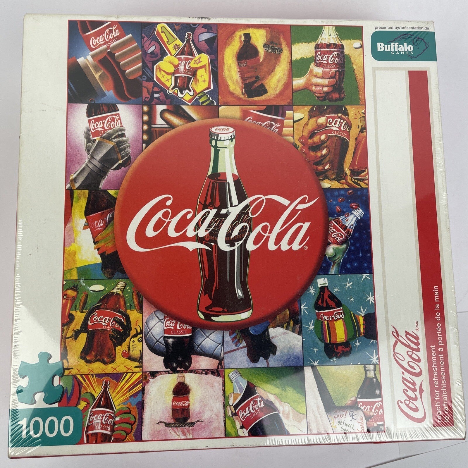 Coca-Cola Jigsaw Puzzle "Reach For Refreshment" 26.75 x 19.75" Coke 1000 pc EUC
