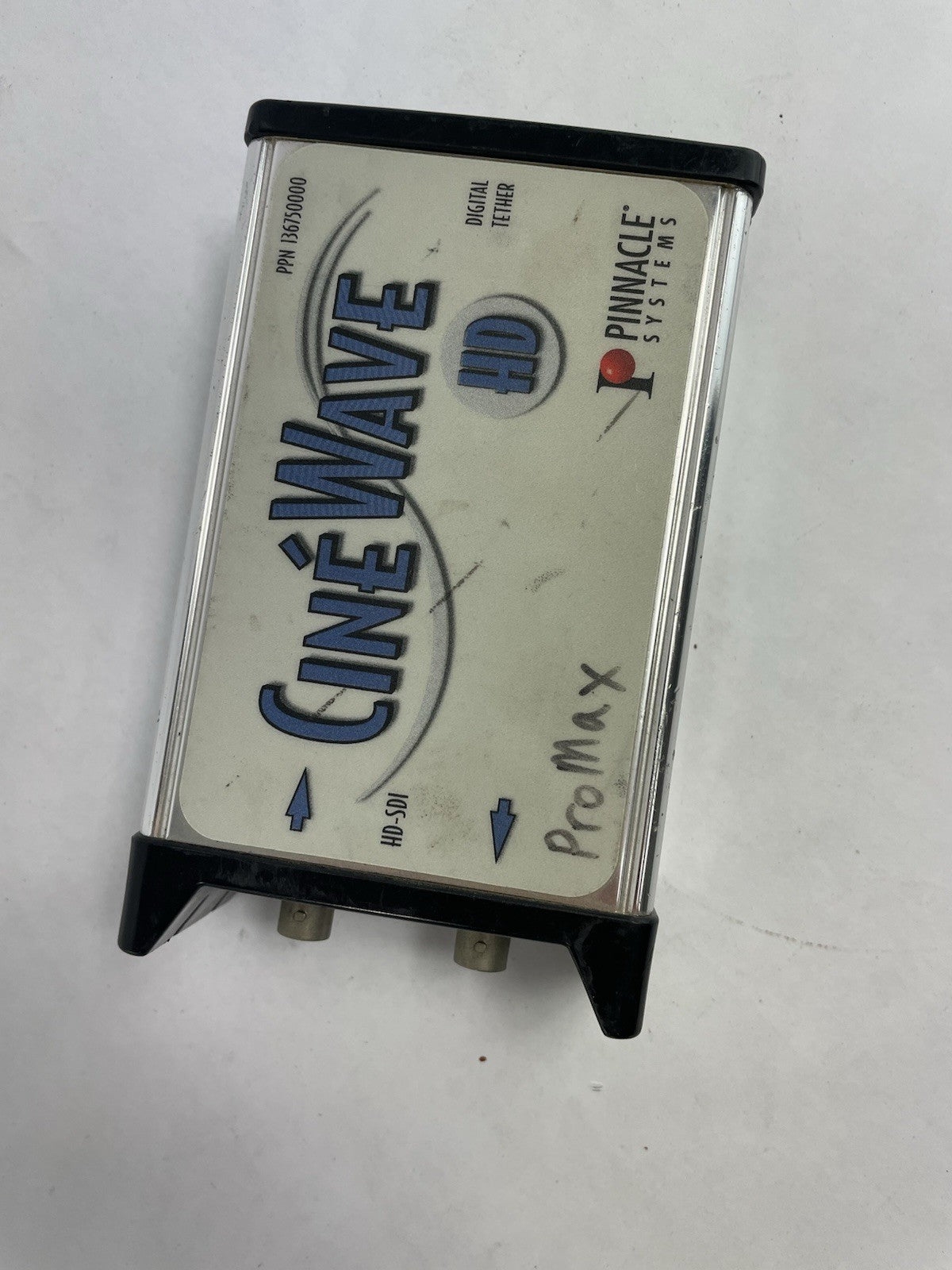 Pinnacle CineWave Digital Tether HD-SDI Pro Digital SMPTE 292M video Pro Max