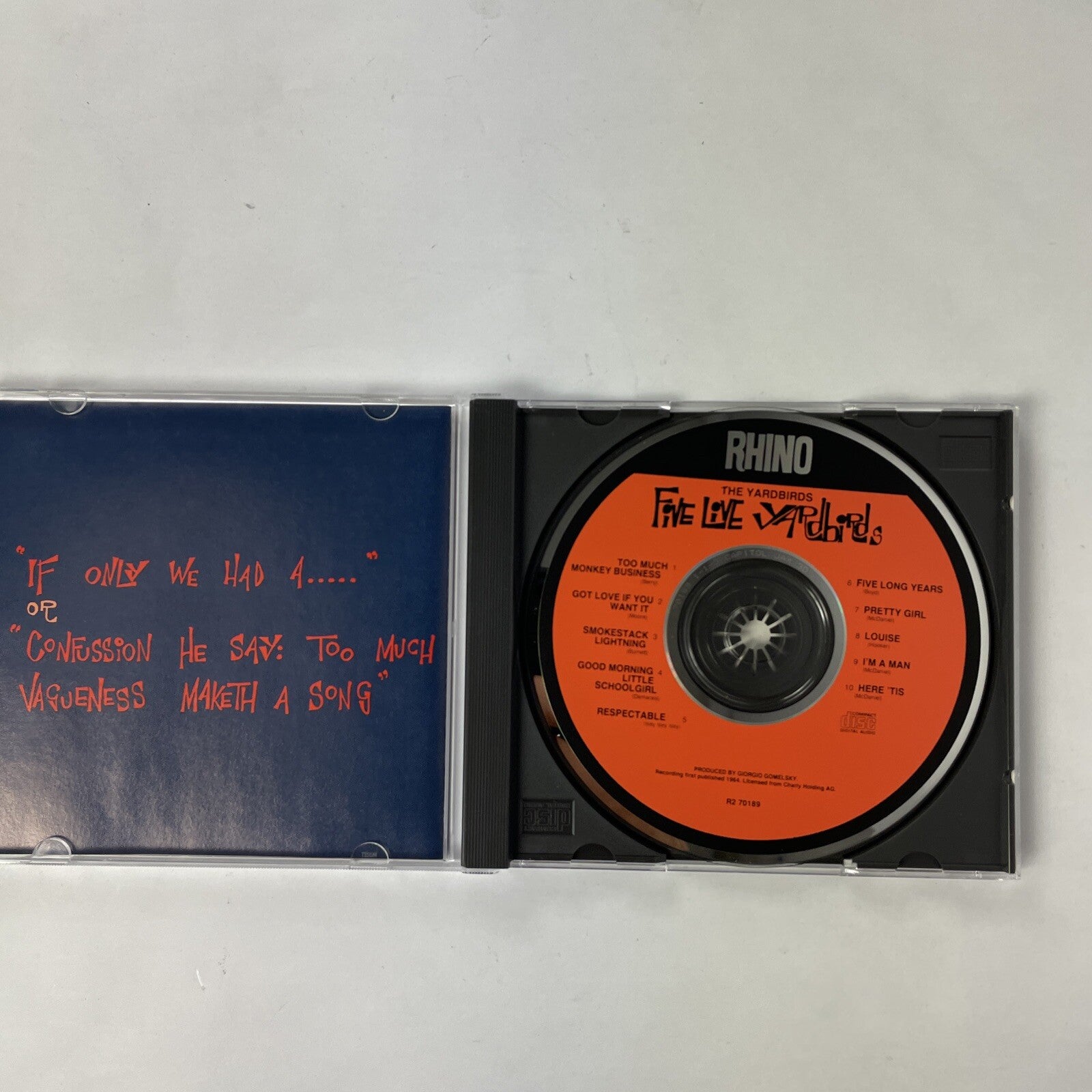 The Yardbirds - Five Live Yardbirds CD (2005) #20
