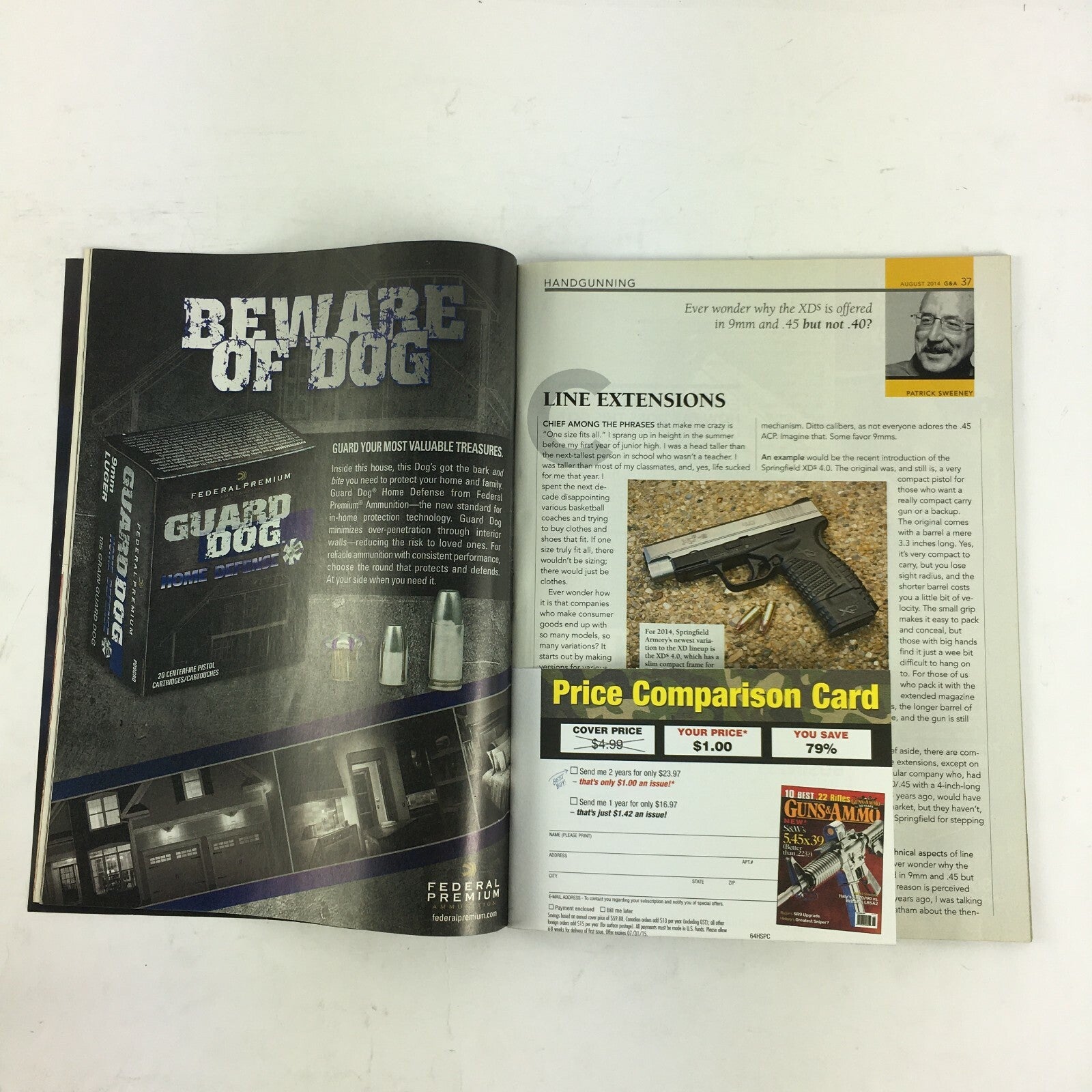 August 2014 Guns & Ammo Magazine Boom Turkey Hunting with SX3 Winchesters