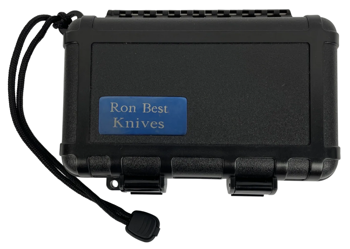 RON BEST Custom Knives small hard knife case and sheath, no knife included
