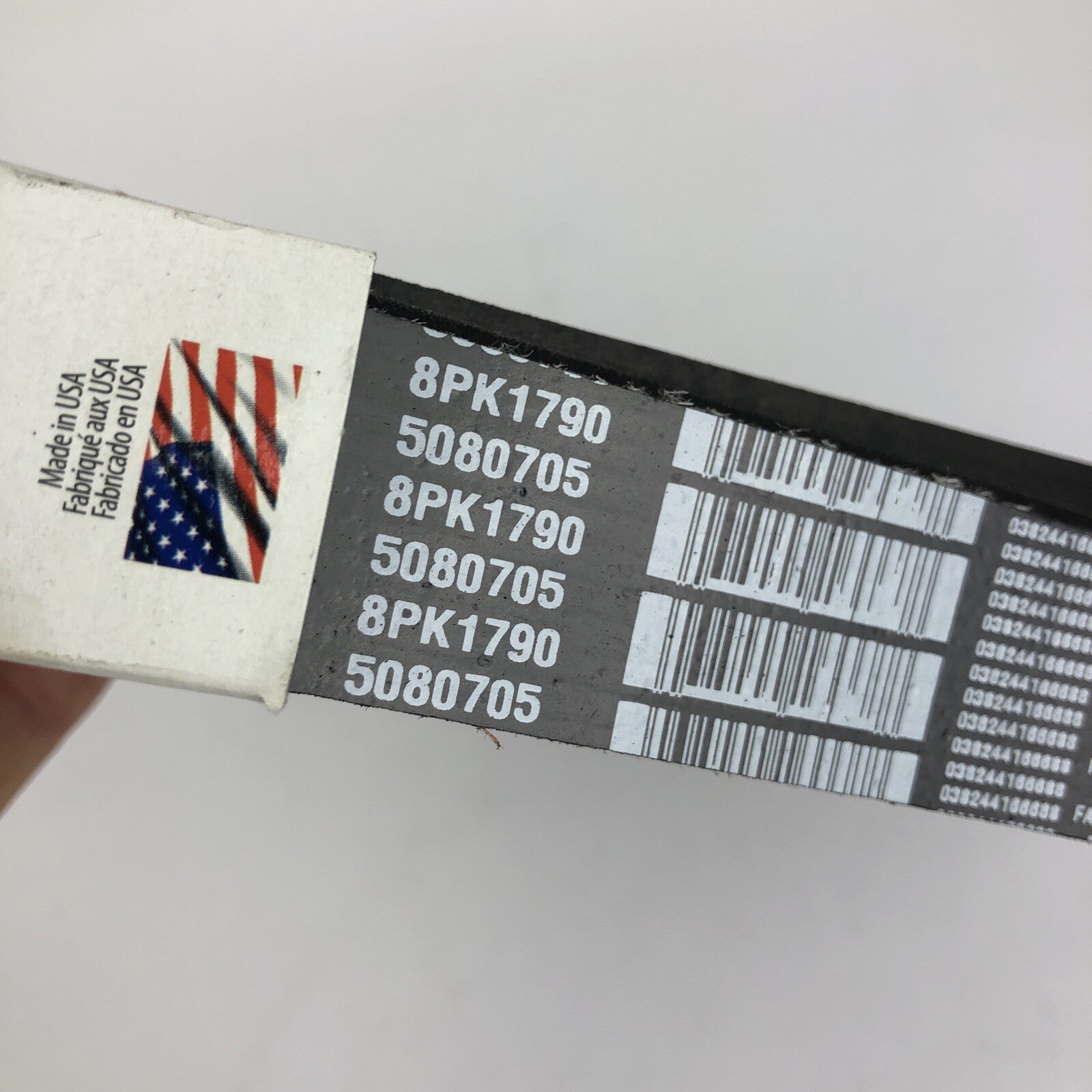 Dayco Gold Label 5080705 serpentine belt 8PK1790 diesel grade