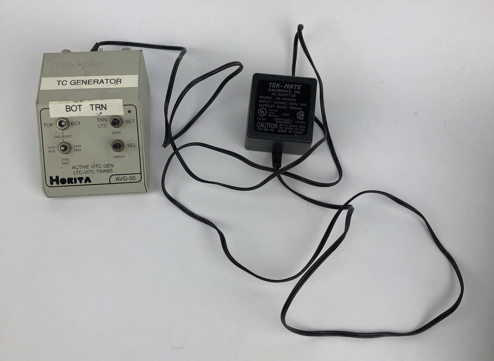 Horita AVG-50 Active VITC (Vertical Interval Time Code) Generator, Composite, NT