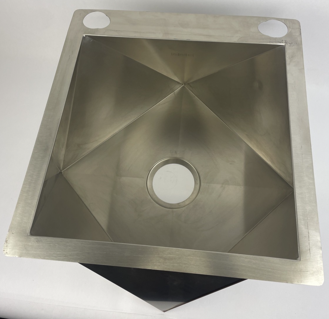 Franke Undermount 14.25" Diamond Cut Stainless Steel Sink with 9 5/8 Inch Bowl