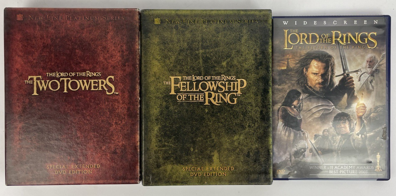 The Lord Of The Rings Trilogy 2 Special Extended Dvd Edition 10-disc Set
