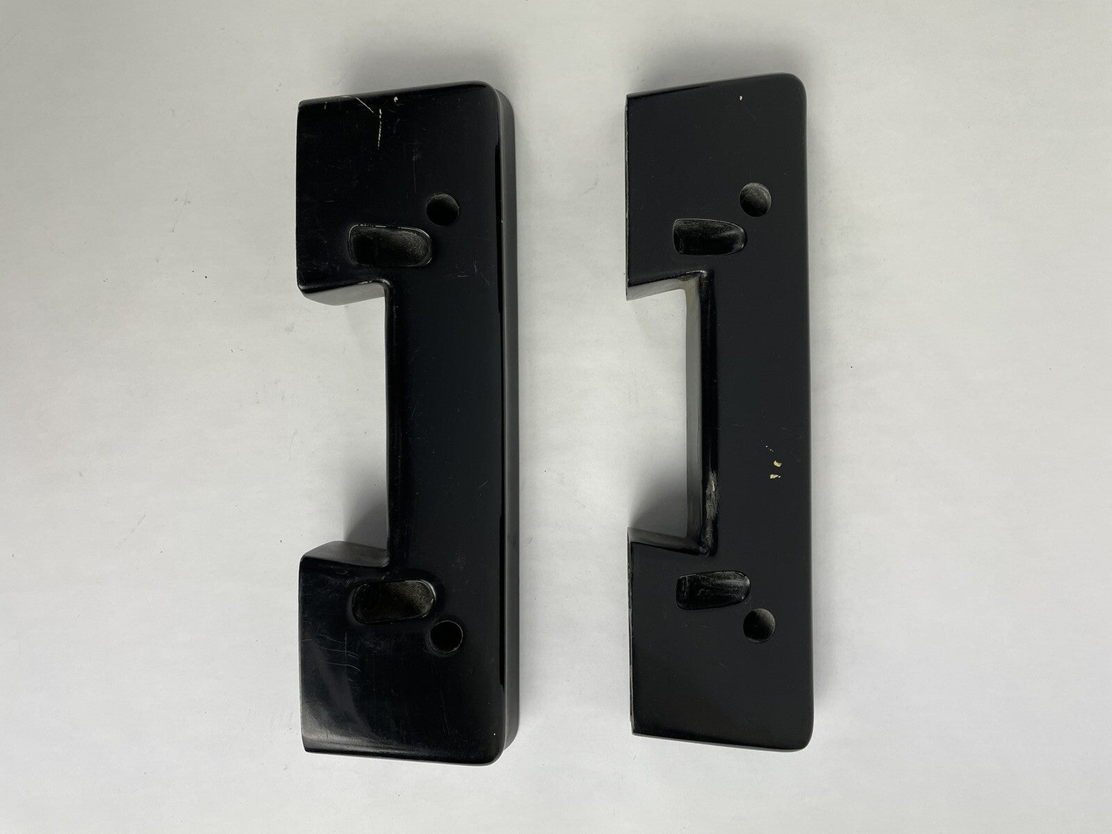 MOPAR 1964 67 Chevelle GTO El Camino & 62 65 Nova Front Arm Rest Bases - BLACK