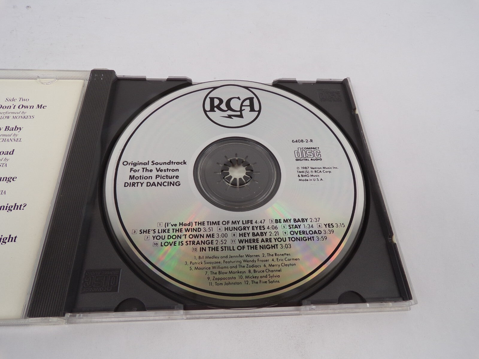 Patrick Swayze Jennifer Grey Dirty Dancing The Time Of Your Life The Time CD#68
