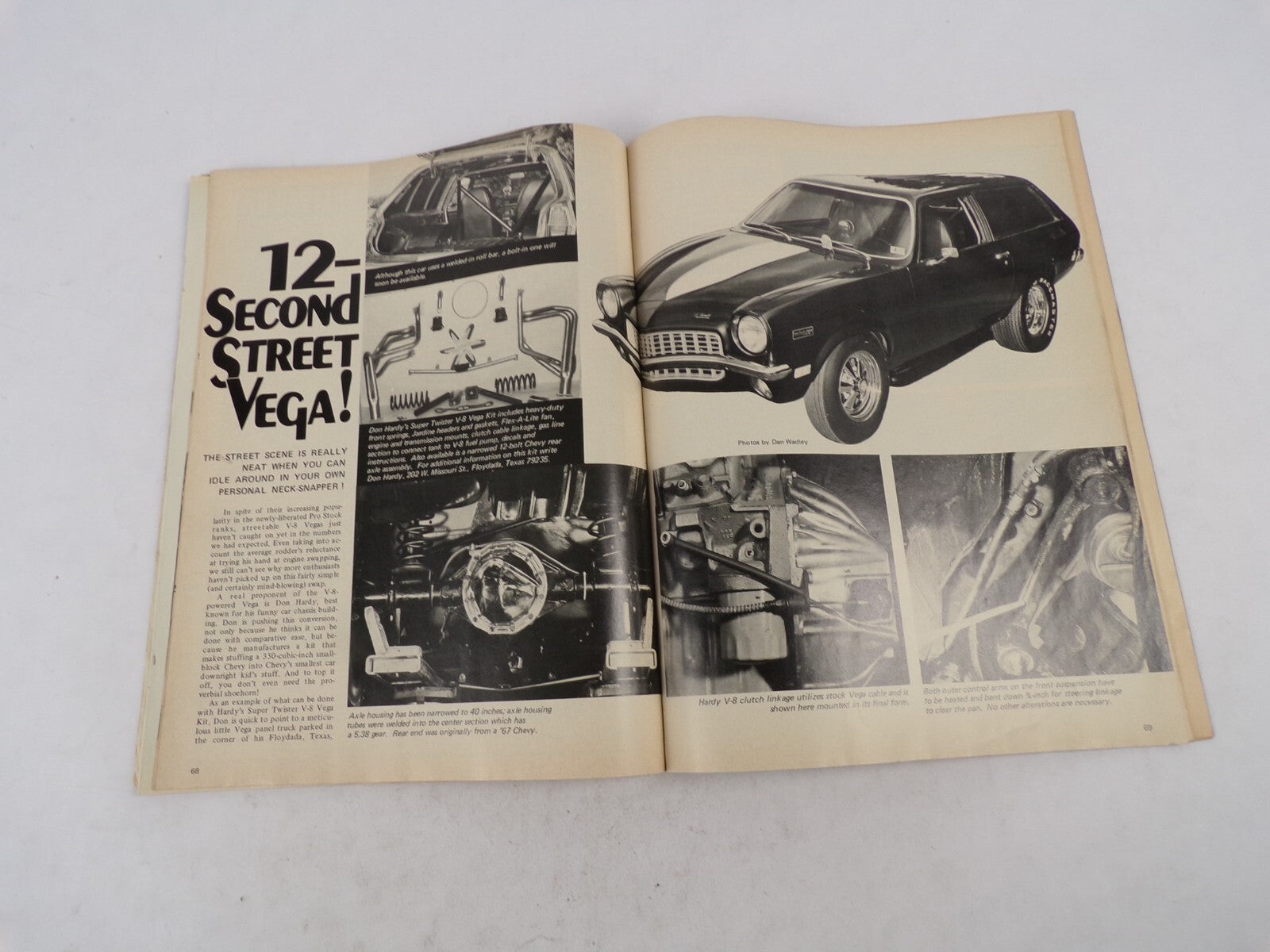 August 1972 Hot Rod Magazine Fantastic Engine-Swapping Issue! Popular Build A 12