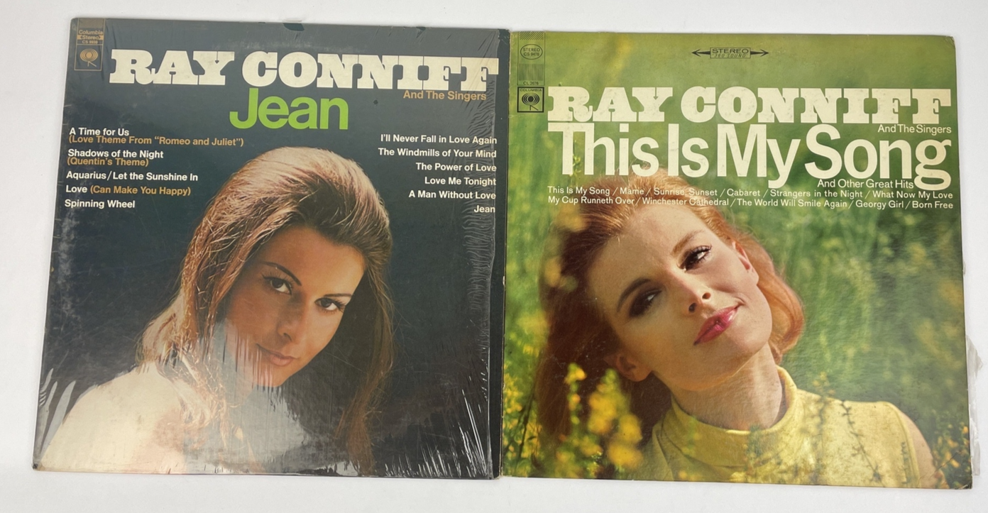 2 x Ray Conniff And The Singers LP's " Jean " + " This is my Song " Colombia LP