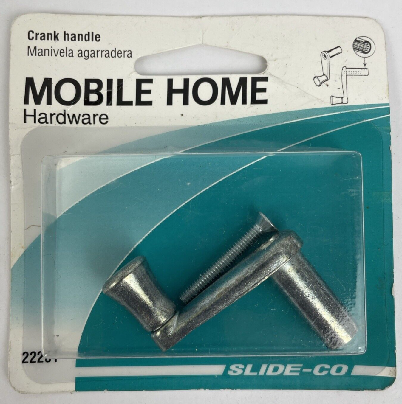 Lot of 2 x Slide-Co Mobile Home Parts - Part # 22251 Crank Handle 5/16"