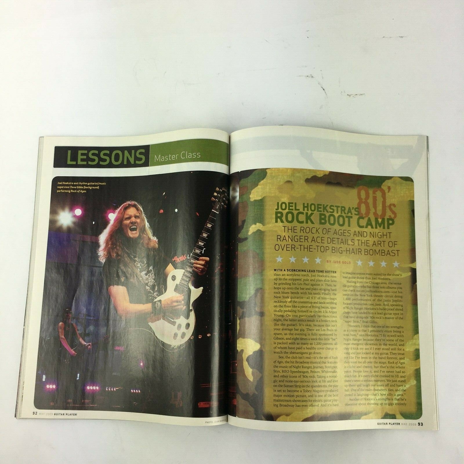 August 2007 Guitar Player Magazine New Sounds For 2009 Big Hair! Randy Rhoads
