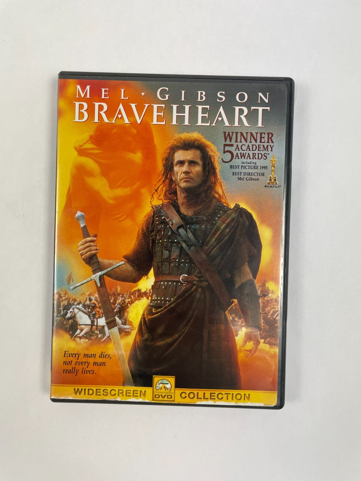 Mel Gibson Brave Heart Every Man Dies, Not Every Man Really Lives DVD Movie
