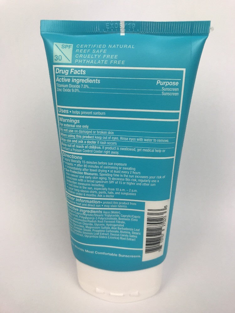 SURFACE SUNSCREEN NATURAL LOTION SPF30 6oz. NATURAL MINERAL SUNSCREEN